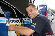 Rallye Český Krumlov: Čtvrtek v areálu výstaviště v Českých Budějovicích